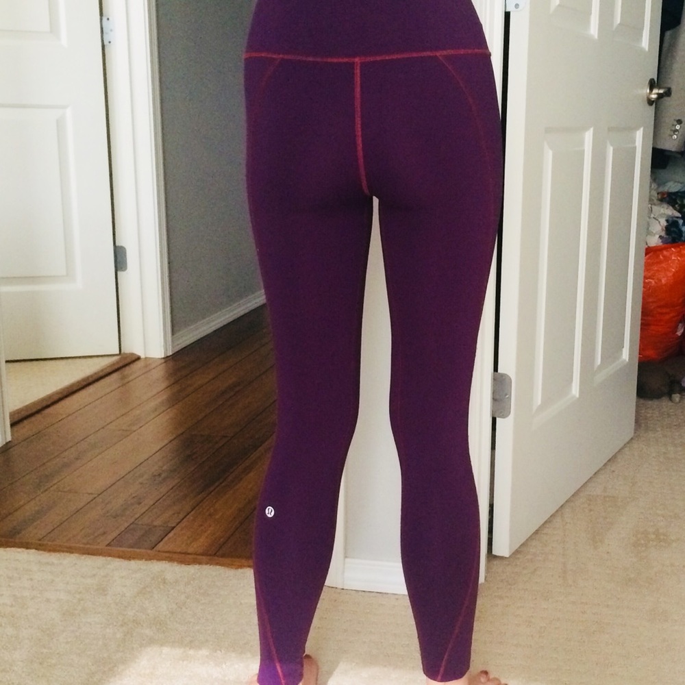 Lululemon Magenta Like Nothing Tight Leggings